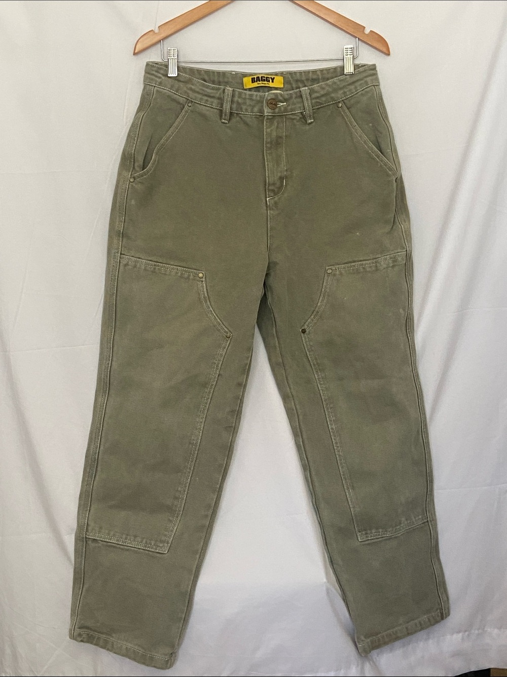 Butter Olive Green Cargo Pants for Men